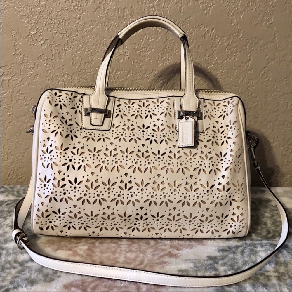 Coach Taylor with Eyelet Laser Cut Leather